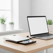 External CD DVD Drive, USB 3.0 Player Burner Writer, for PC Laptop Windows 11 10