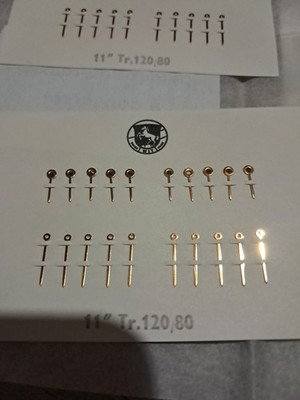 Vintage WEISS Gold Uhrenzeiger Board - NOS - 11''' Tr. 120/80