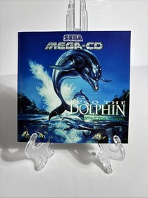 Sega Mega CD Game - Ecco The Dolphin - Very Good Condition - Fast & Free Post