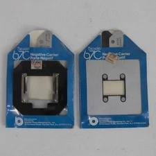 Lot of 2 Vintage Beseler 67C Negative Carriers #6746 #6738 New, Sealed