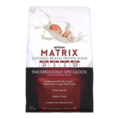 Nutrition Matrix Protein Powder, Sustained-Release Protein Blend, Real Cookie...