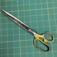 Vintage Dressmaker's Scissors & Shears – Clauss USA No. 3760, 10” Black Handle