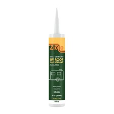 Ziollo RV Roof Lap Sealant Self-Leveling EPDM Rubber Roof White 10 oz Tube
