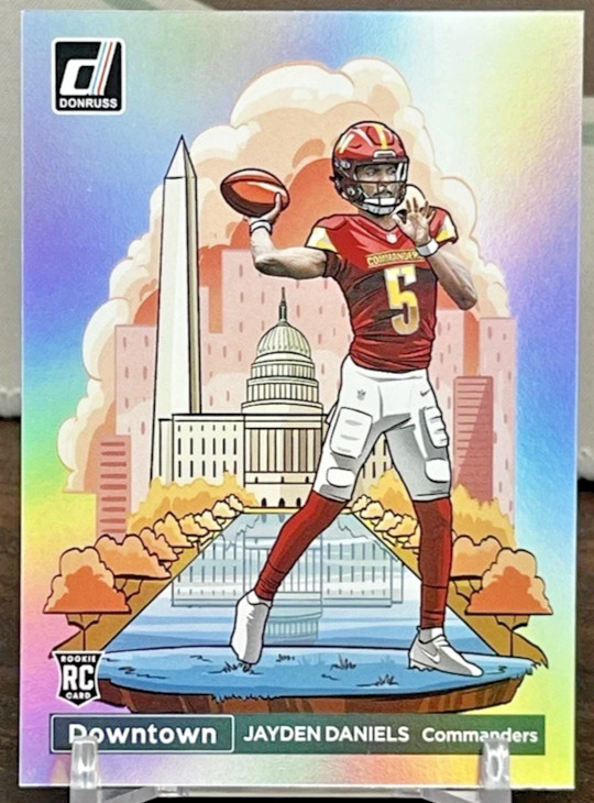 Jayden Daniels #16 - 2024 Panini Donruss Downtown SSP [RC]