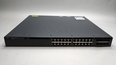 Cisco WS-C3650-24TS-E 24-Port 4x1G Uplink Ports Network Switch *Cosmetics*
