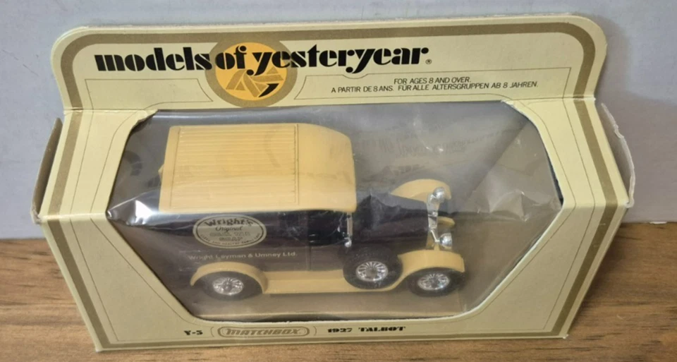 Y 5 1927 Talbot Wrights Models of Yesteryear Matchbox in I Box - Bild 2 von 2