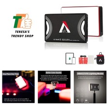 MC RGBWW On Camera Video Light, CRI/TLCI 96 , Temperature 3200K-6500K, HSI Mo...