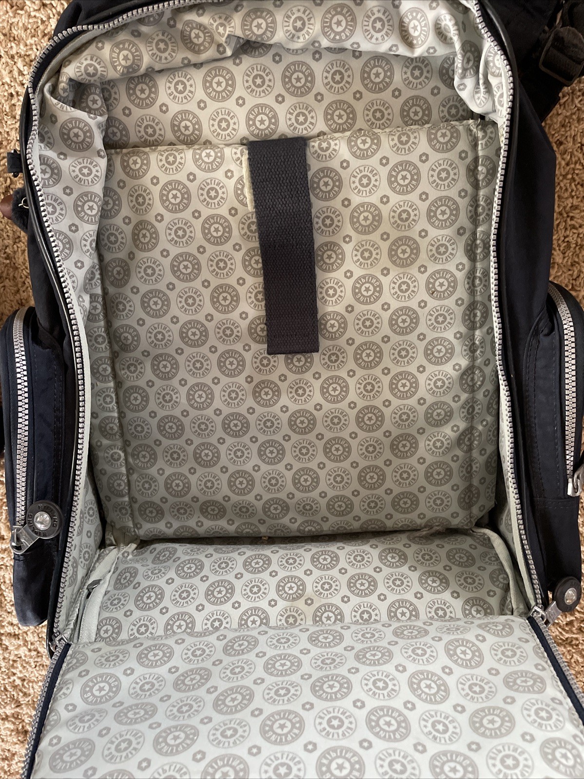 Kipling Rolling Backpack-Shoulder Straps Dragged-… - image 11