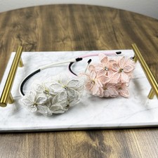 Baby  Kids Lace Flower Headband  Elegant Floral Hair Accessory for Girls