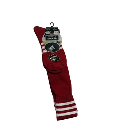 #ad NEW Adidas Copa Edge Soccer Socks Over The Calf Red White Youth LG Size 3 9 $12.99