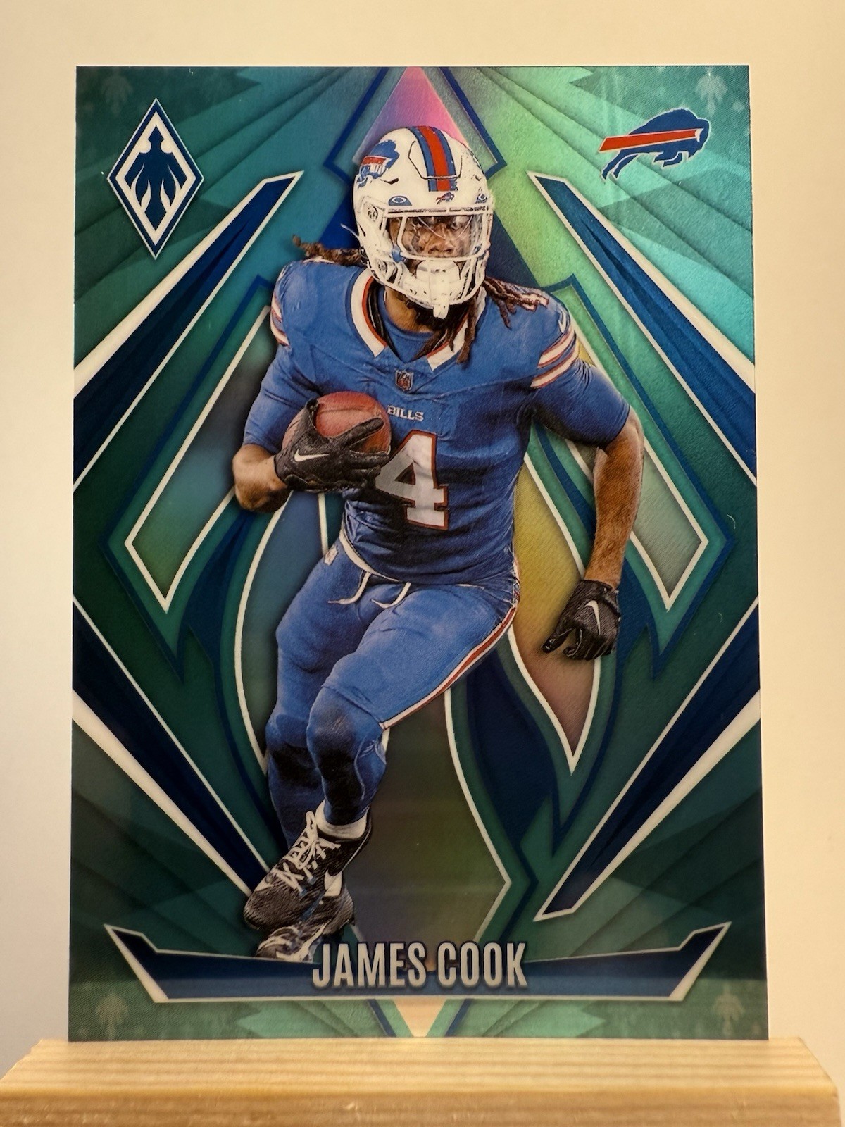2024 Panini James Cook Teal /28 #74 Buffalo Bills