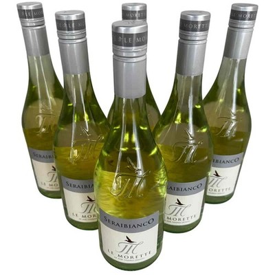 Le Morette, Serai Bianco Veronese IGT 2025, 6 × 0,75L, Weißwein aus Italien