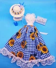 VINTAGE BARBIE ADORABLE CLONE DAISY DRESS IN PURE MINT CONDITION!