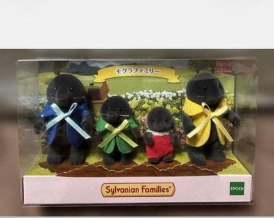 Sylvanian Families Mole Family Toy Doll Set Calico Critters EPOCH NEW Well-Pkd