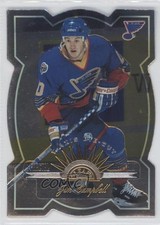 1997-98 Leaf Fractal Matrix Die-Cut Jim Campbell #54 0q3