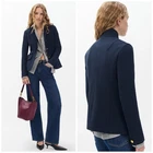 NWT $495 Rag & Bone Slade Ponte Blazer In Salute Size: 8