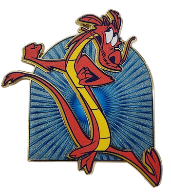 PP185022 D23 Mulan Mushu Dragon Pin Gold Member Limited Disney