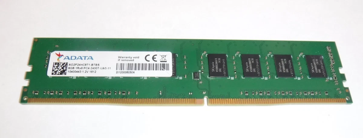 ADATA PC4-19200 (DDR4-2400) Bus Speed Computer RAM 8 GB Total