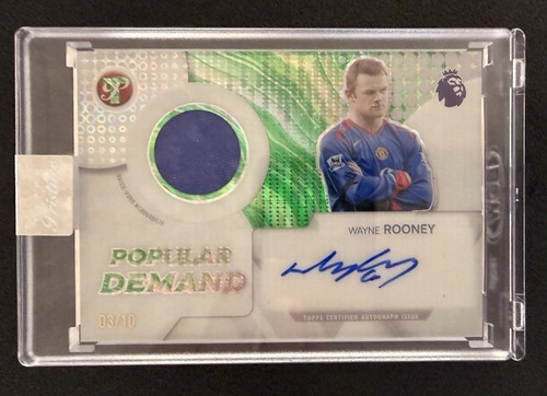 2026 Topps Pristine Wayne Rooney Manchester United Match Worn Patch Auto /10
