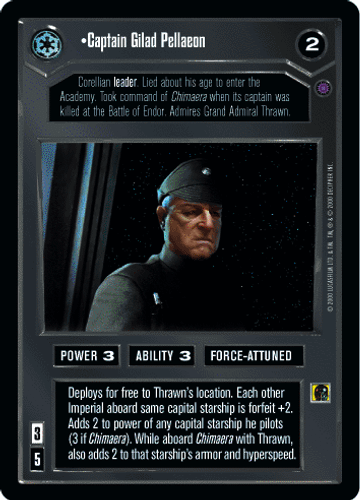 Captain Gilad Pellaeon - FOIL - Reflections III - Star Wars CCG - Imagen 1 de 6