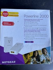 NETGEAR PLP2000 Powerline Ethenet LAN Network Adapter 2000Mbps 2 Ports t Pack