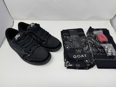 Travis Scott Black Phantom Sneakers Size 10