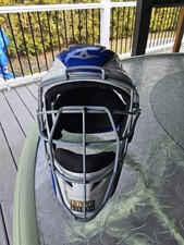 Adult All Star Padded Catcher's Gear Set Blue Mask Chest Protector Leg Guards