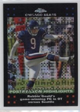 2007 Topps Chrome Postseason Highlights X-Fractor Robbie Gould #TC163 4f5
