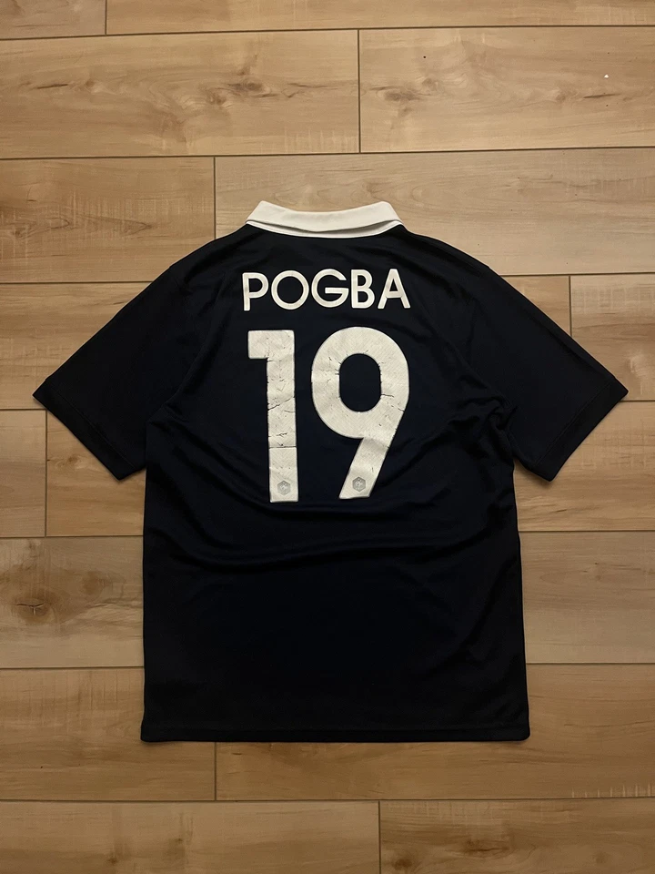 Camiseta Nike Paul Pogba Para Hombre Grande Dri - Fit, Camiseta Federación Francesa de Fútbol Foto 4 de 4