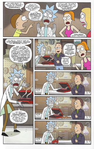 Rick And Morty Comic 3 Dungeons and Dragons Cover A First Print 2018 ...