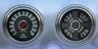 New Vintage Usa Woodward 2 Gauge Black,fits 1947-1953 Chevrolet/Gmctruck,Speedo