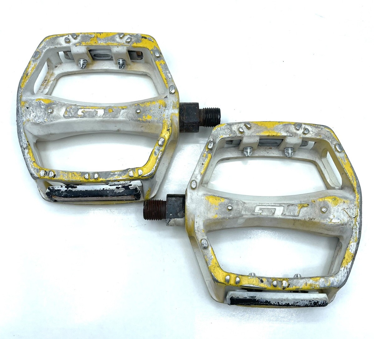 GT Alloy Platform Pedals Vintage BMX Dyno 1/2” | eBay
