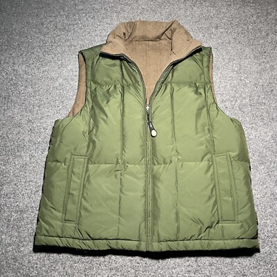 Vintage 90s Eddie Bauer Puffer Vest Mens Large Reversible Goose 