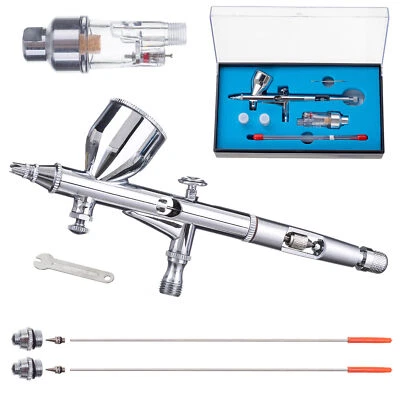 TECHNIC Airbrush Doppeltwirkend Spritzpistole Pistole Luftpinsel 0,2 0,3 0,5 Filter