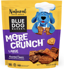Blue Dog Bakery Natural Dog Treats More Crunch Assorted Flavors 11.2 Oz, 2Lb