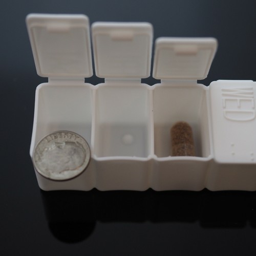 7 Day Tablet Pill Box Holder Weekly Medicine Storage Organizer Container Case 5" - Picture 8 of 10