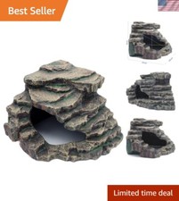 Bearded Dragon Tank Accessories Extra Large Reptile Hideouts Cave Habitat Dec...