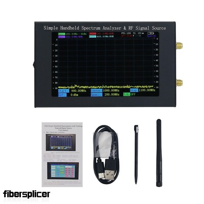 ZQ6 6G Simple Handheld Spectrum Analyzer & Signal  Generator 4.3'' Touch Screen