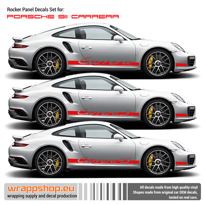 Racing Side Stripes for Porsche Carrera