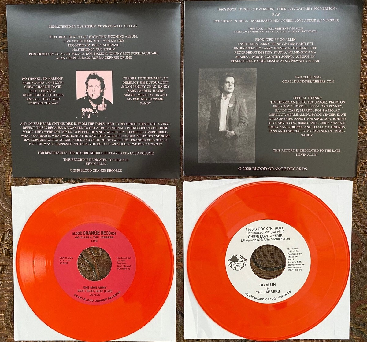 GG Allin Bored To Death / Cheri Love Affair 2x7