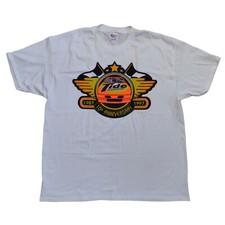 VTG Hanes Heavyweight Tide Racing Team SZ XL T-shirt 10th Anniversary 1987 1997 