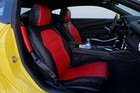 2016-2022 Chevrolet Camaro Coupe LS RS SS Black Red Leather Seat Covers Perfed E