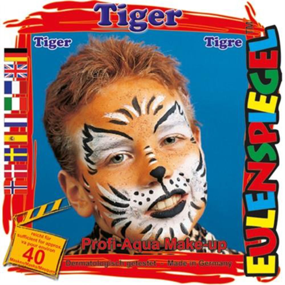 Уленшпигель Шминксет Тигр 4 Фарбен Пинсель Занимается выращиванием детей 2590₽