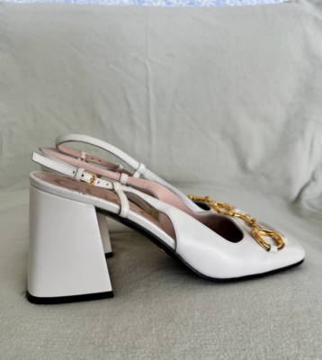 Gucci Baby Horse Bit Slingback Pumps. Lightly worn in size