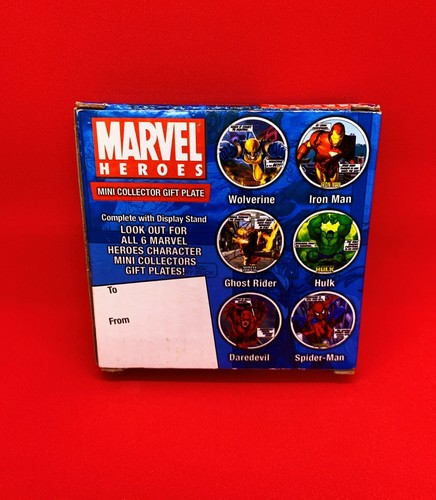 Marvel Heroes Comics Mini Collector Plate Ironman / in Original Box 2005 - Picture 2 of 4