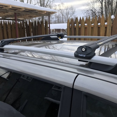 To fit Volvo XC70 (DE) 1998-2000 Black Set Roof Racks Cross Bars 2x - Picture 6 of 20