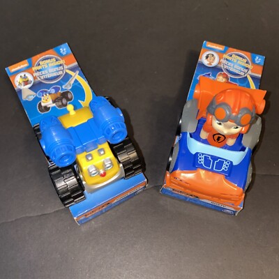 Rusty Rivets Figurines Nickelodeon Cartoon RUSTY & TURBO-BYTES