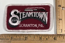 Vintage Steamtown USA Scranton Pennsylvania Patch Railroad Train Travel Souvenir