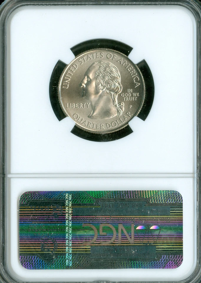 2009 P U.S. VIRGIN ISALND QUARTER NGC MS68 SMS . - Image 2 of 2