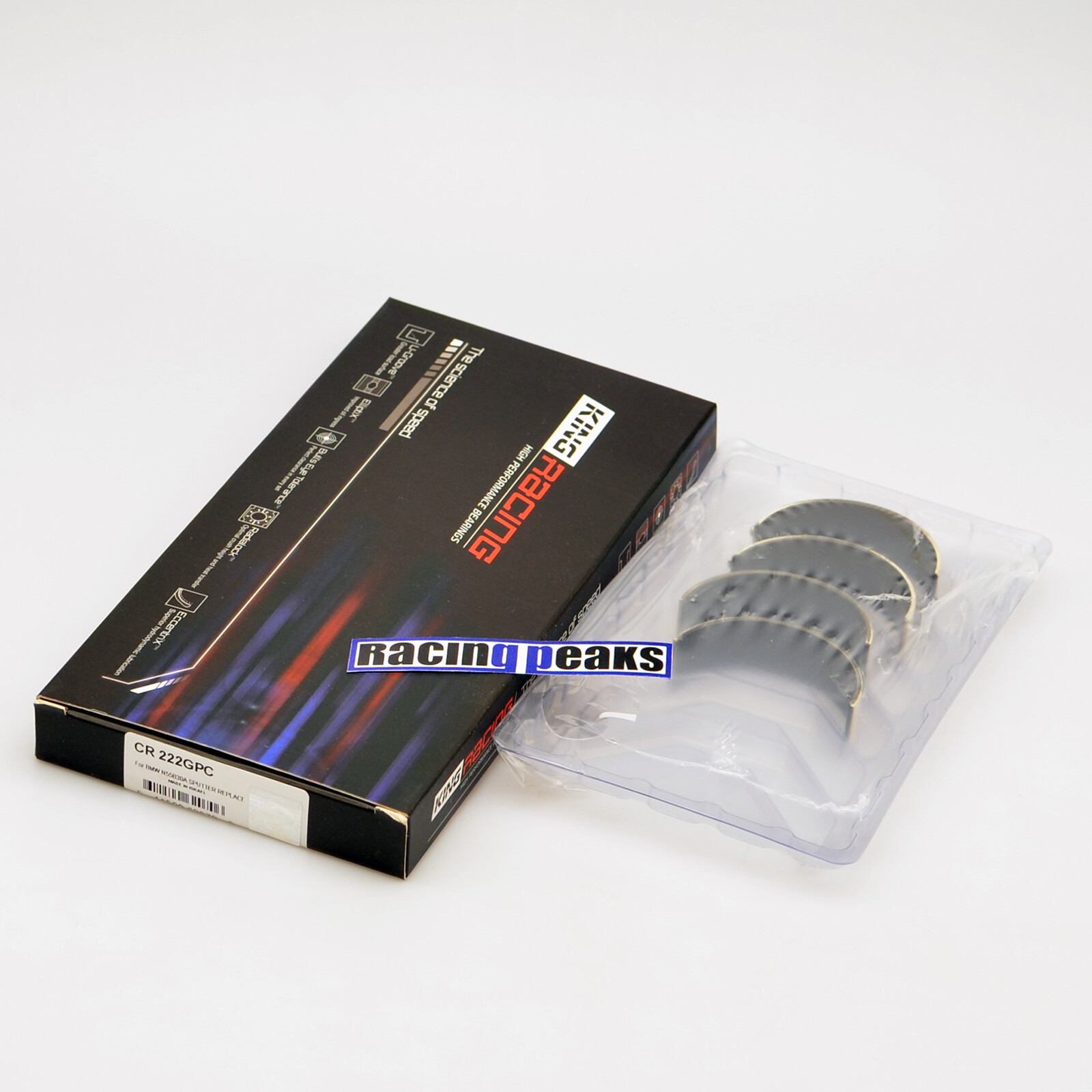 BMW N54 N55 S55 N20 N26 coated big end con rod bearings KING Racing